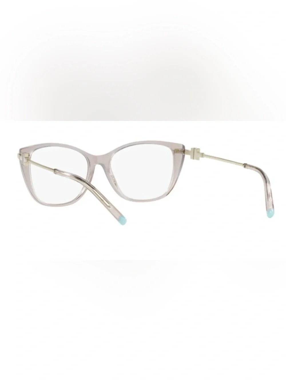 Tiffany & Co TF 2216 -8335 Satin  Champagne Eyeglass 🤓 Woman gold temples Italy